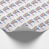 Papier Cadeau 60e Anniversaire, Nun, Religious Life Cross (Coin)