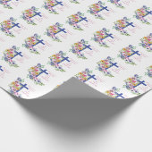 Papier Cadeau 60e Anniversaire, Nun, Religious Life Cross (Coin)