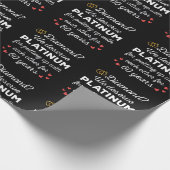 Papier Cadeau 60ème anniversaire du Mariage I - Diamond Funny Co (Coin)