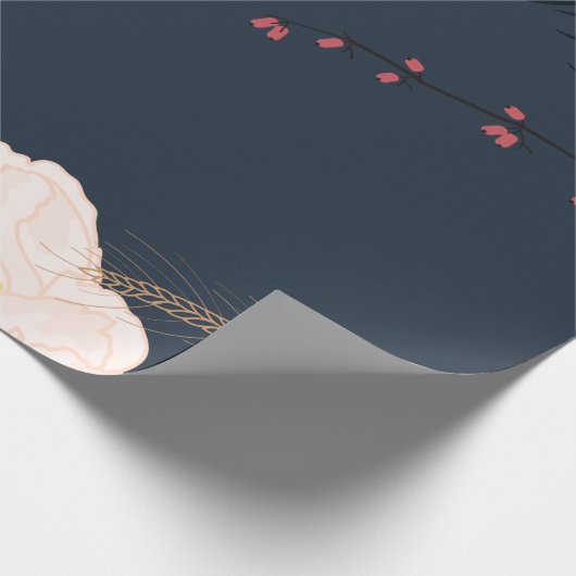 Papier Cadeau 60lb Wrapping Papier Rouleau Bébé Cosmos rose sur (Coin)