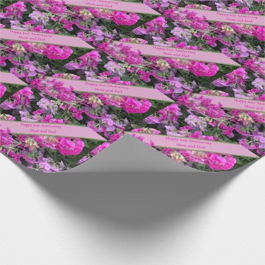 Papier Cadeau 61e anniversaire du Mariage (Coin)