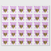 PAPIER CADEAU 65E ANNIVERSAIRE RELIGIEUX (Plat)