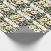 Papier Cadeau 66e anniversaire modifiable (Coin)