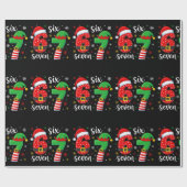 Papier Cadeau 67 Meme de Noël (Plat)