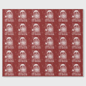 Papier Cadeau 67 Meme Funny Santa Says Six Seven Christmas (Plat)