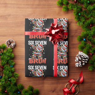 Papier Cadeau 67 Six Seven Burh Père Noël Dab Noël 6 7 Meme