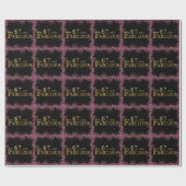 Papier Cadeau 67e anniversaire (Plat)