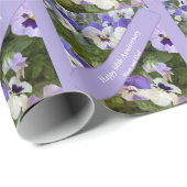 Papier Cadeau 68e anniversaire modifiable (Coin rond)