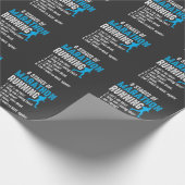 Papier Cadeau 6 étapes de la course de triathlon de course de ma (Coin)