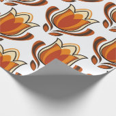 Papier Cadeau 70's retro pattern material illustration70s,1970,p (Coin)