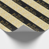 Papier Cadeau 71e anniversaire  (Coin)