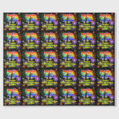 Papier Cadeau 72e anniversaire : Fun Fireworks, Rainbow Look #72 (Plat)