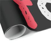 Papier Cadeau 75e anniversaire So Happy I'm 75 Today Drôle cadea (Coin rond)