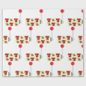Papier Cadeau 777 Jackpot (Plat)