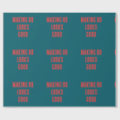 Papier Cadeau 80 Citation Humour (Plat)