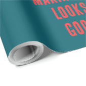 Papier Cadeau 80 Citation Humour (Coin rond)