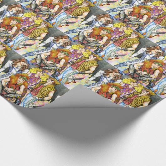 Papier Cadeau 80s bandeau - 80s rétro (Coin)