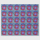 Papier Cadeau 82e timbre des anciens combattants aéroportés (Plat)