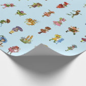 Papier Cadeau 84 Enfants à fleurs (Coin)