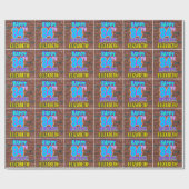 Papier Cadeau 84e anniversaire : Amusant, Graffiti urbain inspir (Plat)