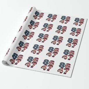 Papier Cadeau 86 47 Fier Maga Trump Jour de l'investiture du pré