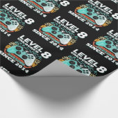 Papier Cadeau 8 Anniversaire Cadeaux Garçons Niveau 8 Joueur dév (Coin)