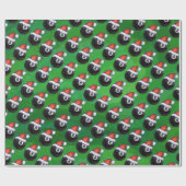 Papier Cadeau 8 Bal Christmas Green (Plat)