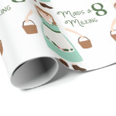 Papier Cadeau 8 Maid A (Coin rond)