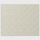 Papier Cadeau 90e anniversaire Gold & White Random Number Motif (Plat)