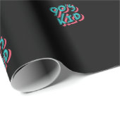 Papier Cadeau 90's Kid (Coin rond)