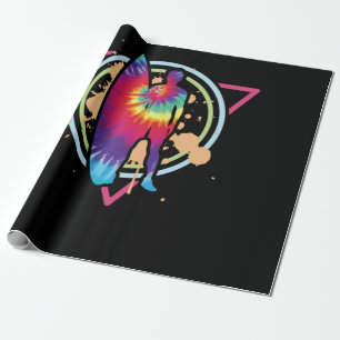 Papier Cadeau 92.Surfing Surfertie Dyévaporwave Surfer Ti