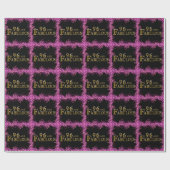 Papier Cadeau 96e anniversaire (Plat)