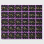 Papier Cadeau 98e anniversaire  (Plat)