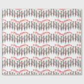 Papier Cadeau 9 Milkers Dansant Chèvre Papier d'enveloppement de (Plat)