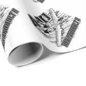 Papier Cadeau A-10 Thunderbolt II Papier à envelopper (Coin rond)