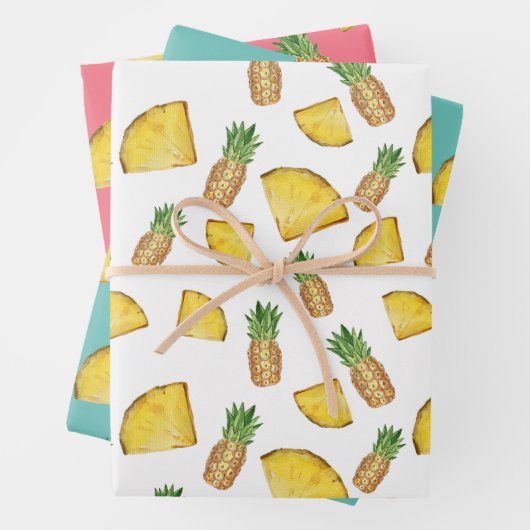 Papier cadeau à ananas savoureux Conception (En situation)