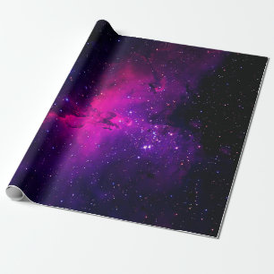 Papier Cadeau A beautiful, bright space nebula. background,abstr