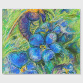 Papier Cadeau A Bee & Forget-me-not Flowers (Plat)