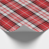 Papier cadeau à carreaux rouges (Coin)