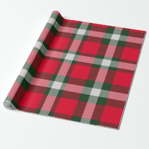 Papier Cadeau À damiers classique Tartan Design transparent Cont