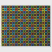 Papier Cadeau À damiers d'Afrique Imprimer (Plat)