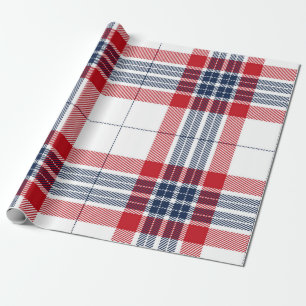 Papier Cadeau à damiers motif