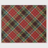 Papier Cadeau à damiers motif (Plat)