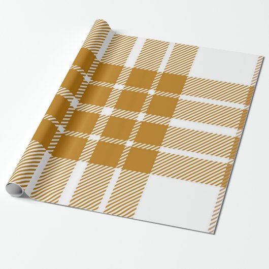 Papier Cadeau à damiers motif (Déroulé)