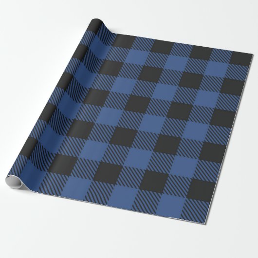 Papier Cadeau à damiers motif (Déroulé)