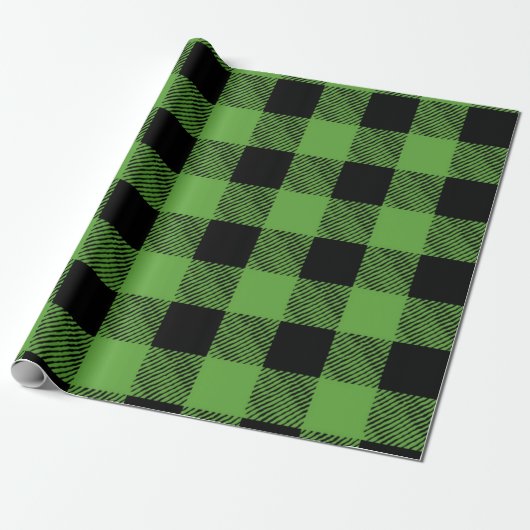 Papier Cadeau à damiers motif (Déroulé)