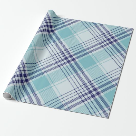 Papier Cadeau à damiers motif (Déroulé)