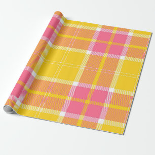 Papier Cadeau à damiers motif
