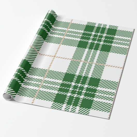 Papier Cadeau à damiers motif (Déroulé)