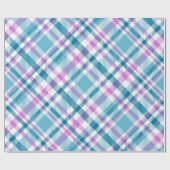 Papier Cadeau à damiers motif (Plat)